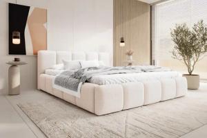 Compleo Polsterbett mit niedriges Kopfteil, Design