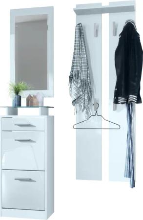 Vladon Garderoben-Set Loret V2, (Garderobe Set