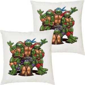 Blondie & Brownie Dekokissen Turtles Ninja