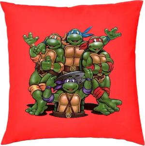 Blondie & Brownie Dekokissen Turtles Ninja
