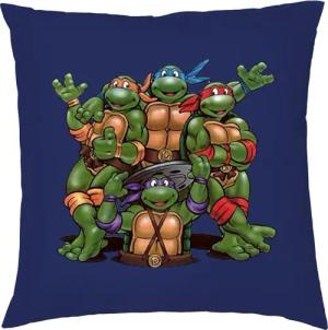 Blondie & Brownie Dekokissen Turtles Ninja