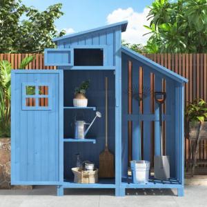 TavilaEcon Gerätehaus Gartenschrank Geräteschuppen Geräteschrank, BxT: