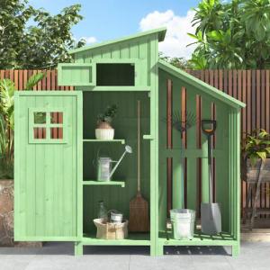 TavilaEcon Gerätehaus Gartenschrank Geräteschuppen Geräteschrank, BxT: