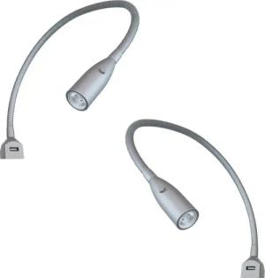 kalb Bettleuchte Flexible LED Leseleuchte inkl.