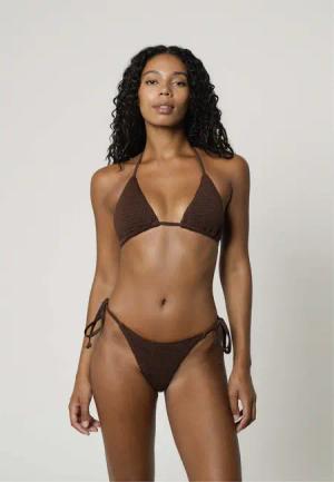 Moda Minx Bikini-Hose "Scrunch Tie Side Bikini Bottom", (1 St., Panty), mit strukturiertem Scrunch-Material