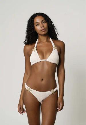 Moda Minx Bikini-Hose "Starfish Scrunch Fixed Bikini Bottom", (1 St., Panty), mit tollen Seestern-Elementen