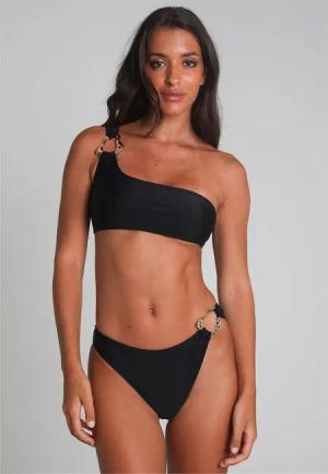 Moda Minx Bikini-Hose "Irregular Hoop", (1 St., Panty), mit edlem Schmuckelement