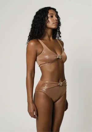 Moda Minx Bikini-Hose "Nautilus Shell High Waist Bikini Bottom", (1 St., Panty), mit tollem Muschel-Element