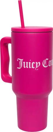 Juicy Couture Thermobecher "STEEL TUMBLER WITH STRAW Unisex"
