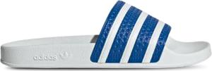 Adidas adilette Herren Flip-Flops und Sandalen - Blau - Größe 38 - Netz/Synthetik