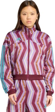 Adidas X Farm Tiro Track Top Damen Trainingsoberteile - Rot - Größe 34 - Poly Mesh