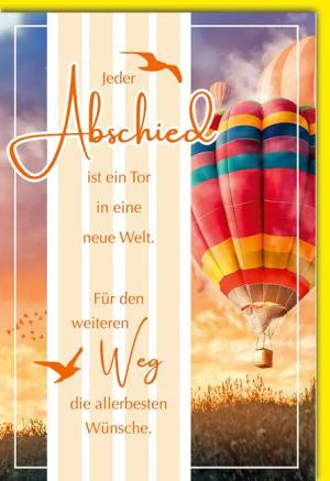 Verlag Dominique Grußkarten Abschied - Glückwunschkarte