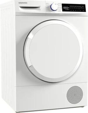 Daewoo Wärmepumpentrockner weiss T7HT2W0DE, GentleDrum, SwingCabinet,