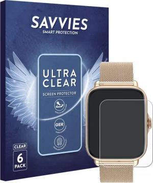 Savvies Displayschutzfolie Schutzfolie für Smartwatch Y22