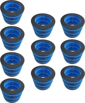 Trade-Shop Ersatzfilter Luftfilter 10x passend für