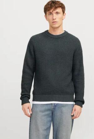 Jack & Jones Rundhalspullover JCOZION KNIT