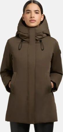 khujo Winterjacke Palla-YM Damen Wintermantel mit