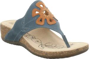 Josef Seibel Natalya 09,blau Zehentrenner