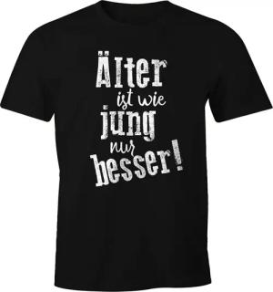MoonWorks Print-Shirt Herren T-Shirt Geburtstag Älter
