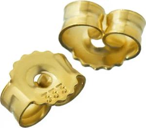 NKlaus Ohrstecker-Verschluss 1paar 333 Gelbgold Gegenstecker