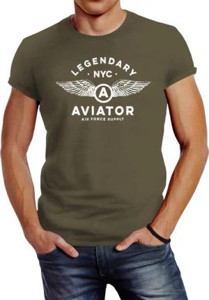 Neverless Print-Shirt Herren T-Shirt Legendary NYC