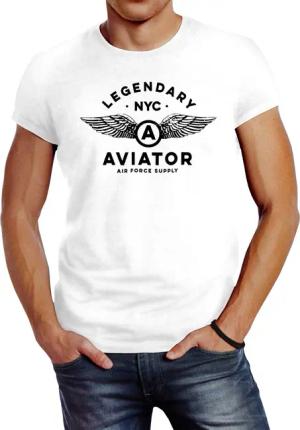 Neverless Print-Shirt Herren T-Shirt Legendary NYC
