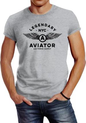 Neverless Print-Shirt Herren T-Shirt Legendary NYC