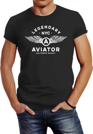 Neverless Print-Shirt Herren T-Shirt Legendary NYC