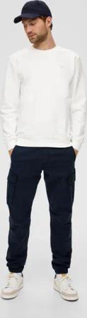 s.Oliver Stoffhose Cargohose mit Garment Dye