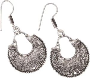 Guru-Shop Paar Ohrhänger Boho Ohrringe, silberne
