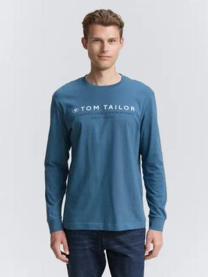 TOM TAILOR Langarmshirt Langarmshirt mit Logo-Print