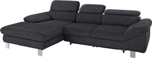 COTTA Ecksofa Driver L-Form, mit Kopfteilverstellung,