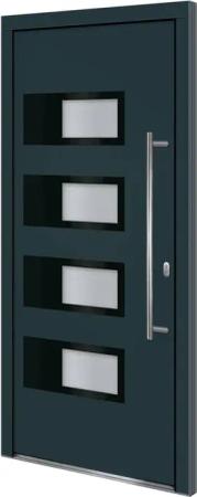 vidaXL Haustür Haustür Anthrazit 100x210 cm