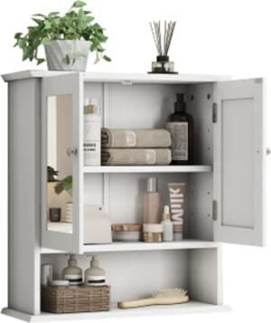 OKWISH Badkommode Badkommode Badezimmerschrank (Wandmontierter Badezimmerschrank