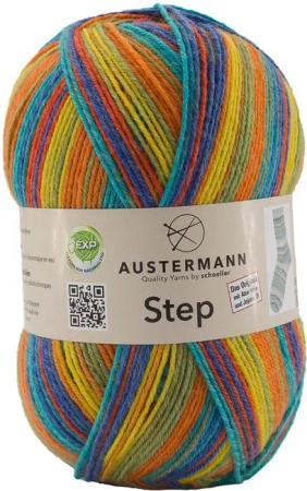 Austermann Garn Step 4-fach Color Häkelwolle,