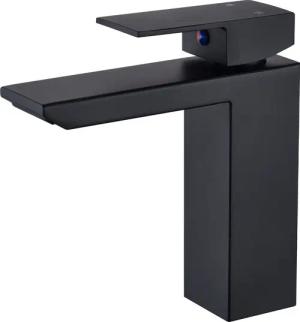 HOMELIVE Waschtischarmatur Wasserfall quadratischer Wasserhahn Badarmatur