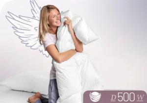 Schlafstil Daunenbettdecke "D500", warm, Füllung 100% Daunen, Bezug 100% Baumwolle, (1 St.), hergestellt in Deutschland, allergikerfreundlich