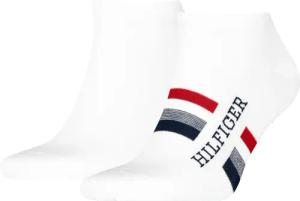 Tommy Hilfiger Sneakersocken "TH MEN SNEAKER 2P HILFIGER TAB", (2 Paar), Atmungsaktiv, Markenlogo