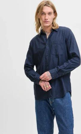 Jack & Jones Langarmhemd "JJECLASSIC MELANGE SHIRT L/S NOOS"