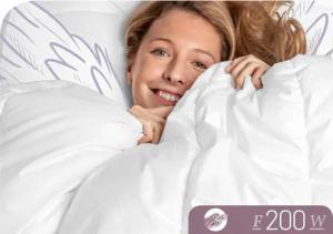 Schlafstil Baumwollbettdecke "F200", warm, (1 St.), hergestellt in Deutschland, allergikerfreundlich