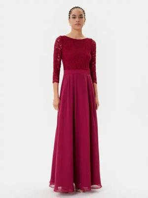 Swing Abendkleid 5AI11800 Dunkelrot Regular Fit