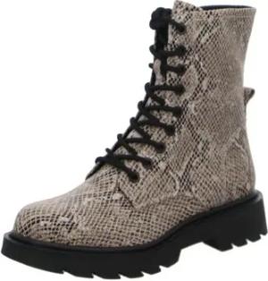 Tamaris Stiefeletten Stiefeletten SchnürStiSnakeBeigeKombi 1-25918-43-483