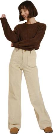 Weite Jeans Damen F.A.M. Paris Fauve