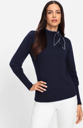 Stehkragenpullover