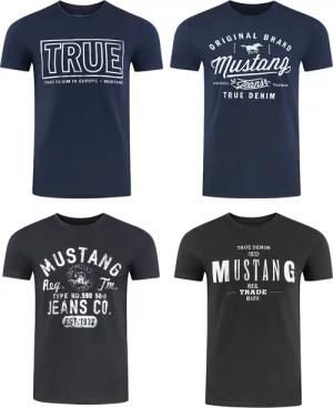 T-Shirt - 4er Pack Mustang Herren T-Shirt