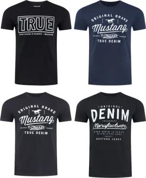 T-Shirt - 4er Pack Mustang Herren T-Shirt