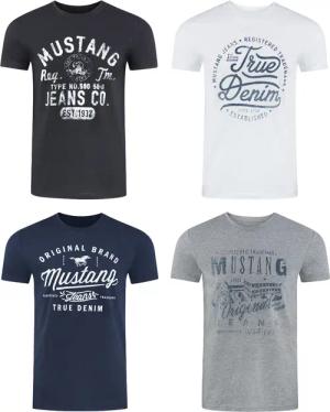 T-Shirt - 4er Pack Mustang Herren T-Shirt