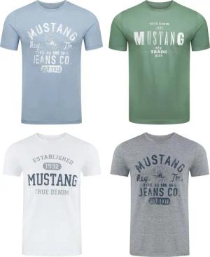 T-Shirt - 4er Pack Mustang Herren T-Shirt