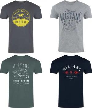 T-Shirt - 4er Pack Mustang Herren T-Shirt