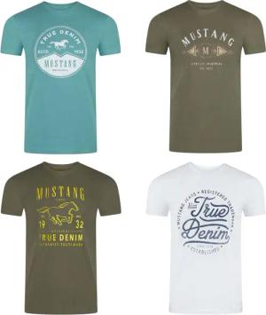 T-Shirt - 4er Pack Mustang Herren T-Shirt